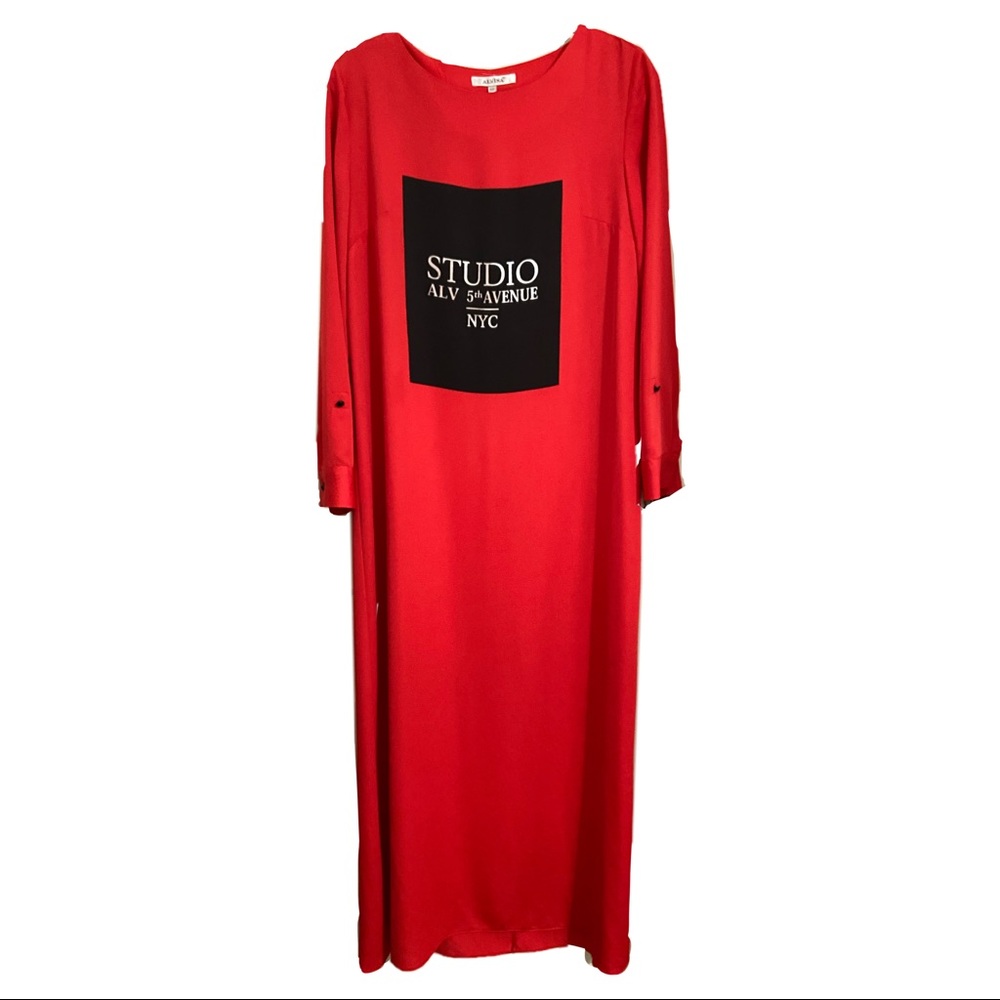 Long Red Maxi Dress